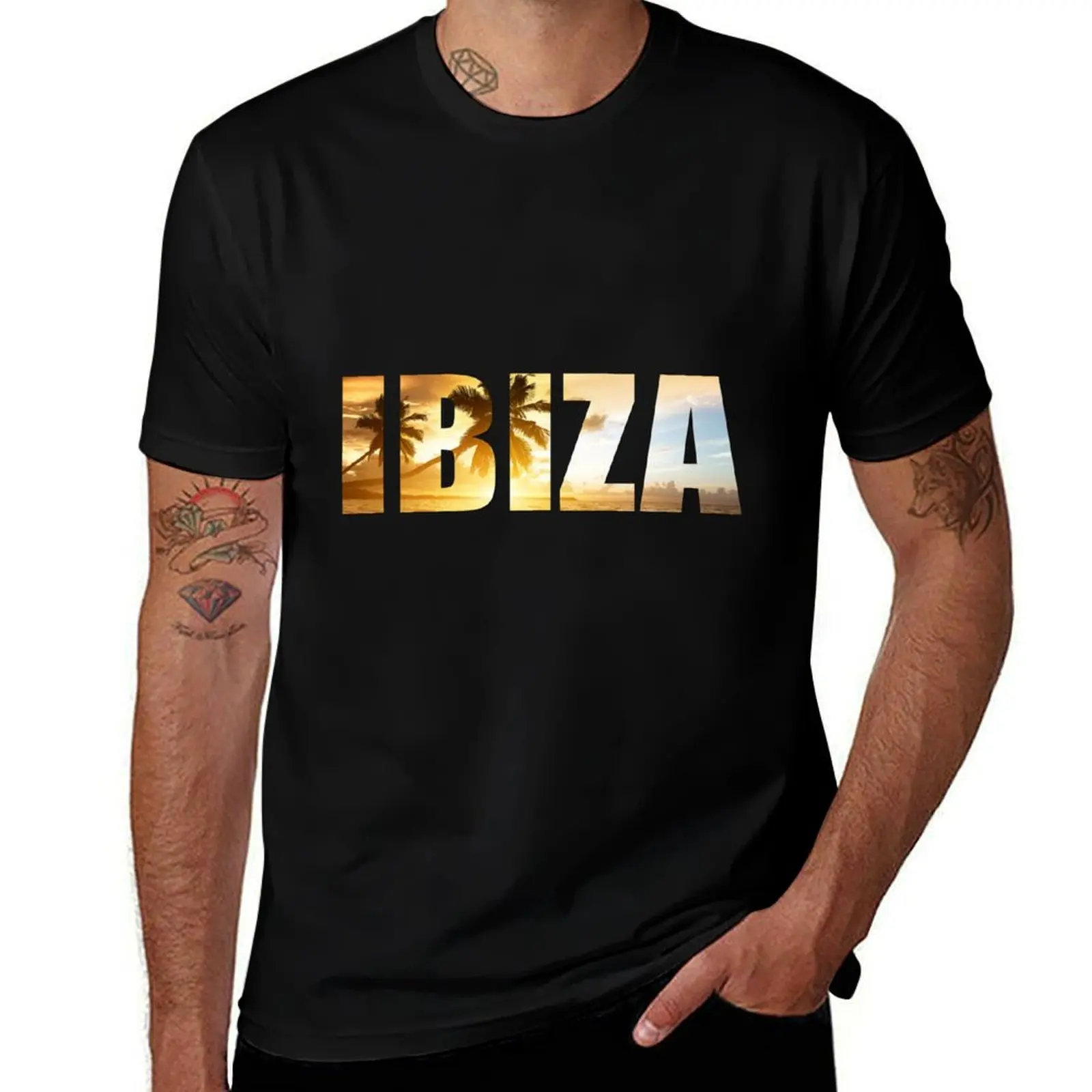 ibiza T-Shirt Retro Graphic Print T-Shirt