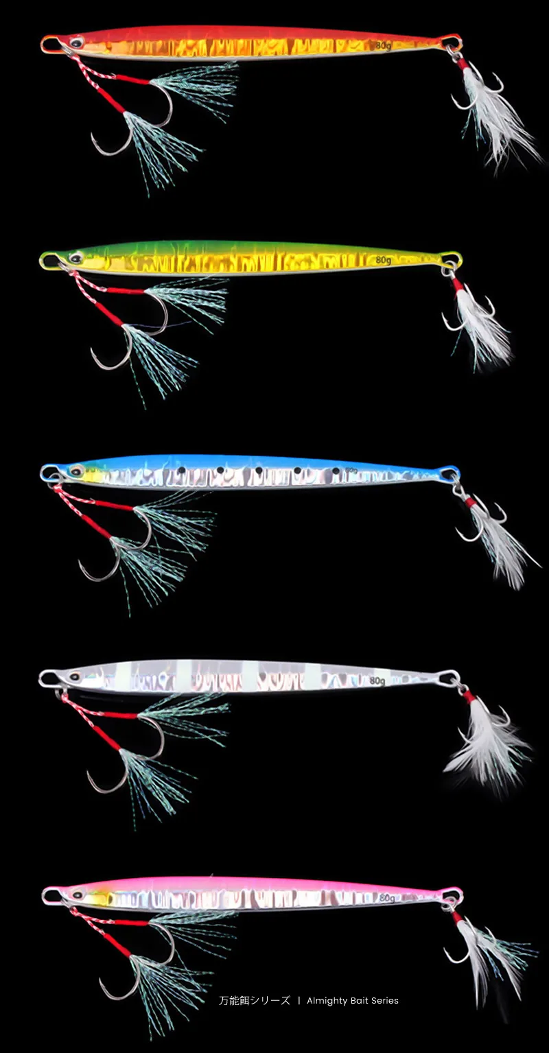 FAMONSTER Hard Lead Metal Sinking Jighead Bionics Famonster Fishing Lure Slow Jig Pike Winter Bait Slow Jig  Pike Bass Winter