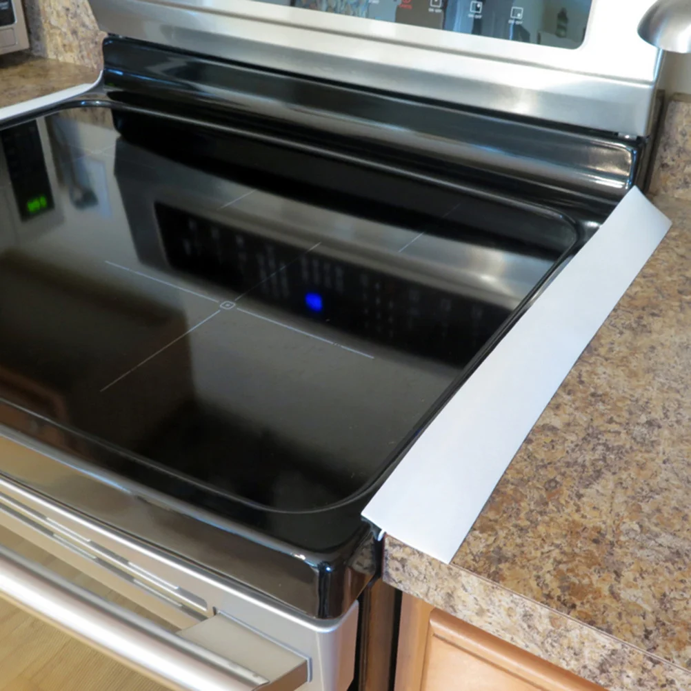 

25 Inch Silicone Sealing Strip for Kitchen Stove Gap Cover Anti-Oil Stain Resistant Gap Filler Heatproof Countertop Edge