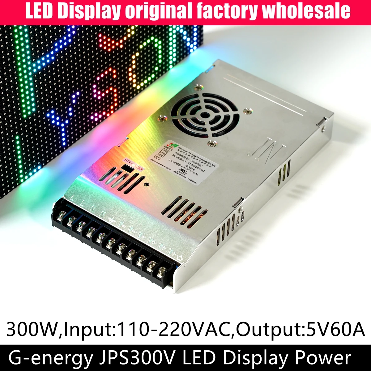 

Discount G-energy JPS300V Slim 300W LED Display Switching Power Supply Support 110V Or 220V