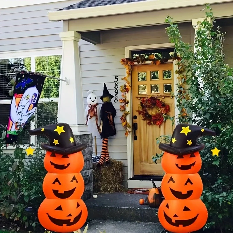 Halloween inflatable pumpkin ghost party tumbler, Halloween environmental protection PVC decorative toy prop