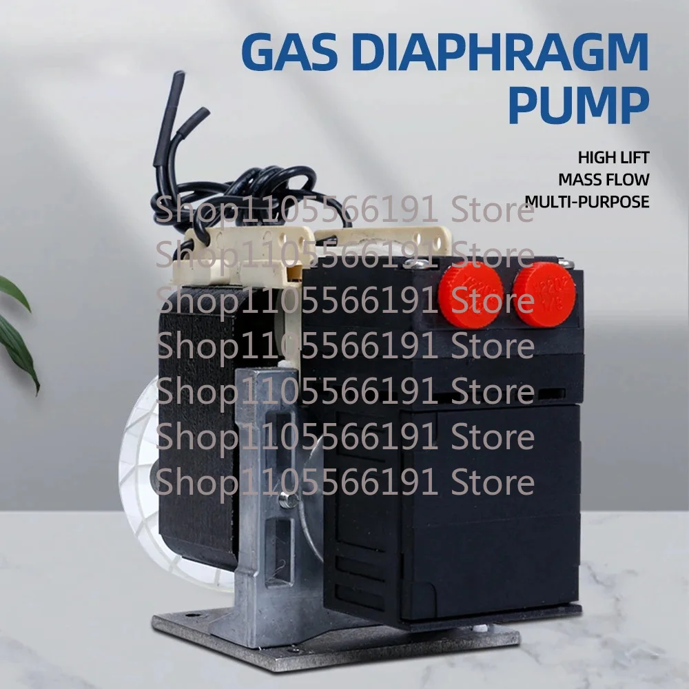 220V AC Micro Diaphragm Vacuum Pump Gas Sampling Diaphragm Air Pump Portable Mini Gas Suction Pump