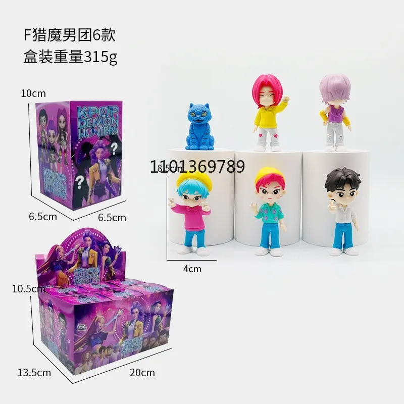 ของเล่นไวนิลตัวละครอนิเมะ KPop นักล่าปีศาจ รุ่นใหม่ ปี 2027 รูมิ มิรา โซอิ ของเล่นไวนิลแบบกล่องสุ่ม ของตกแต่ง ของขวัญคริสต์มาส