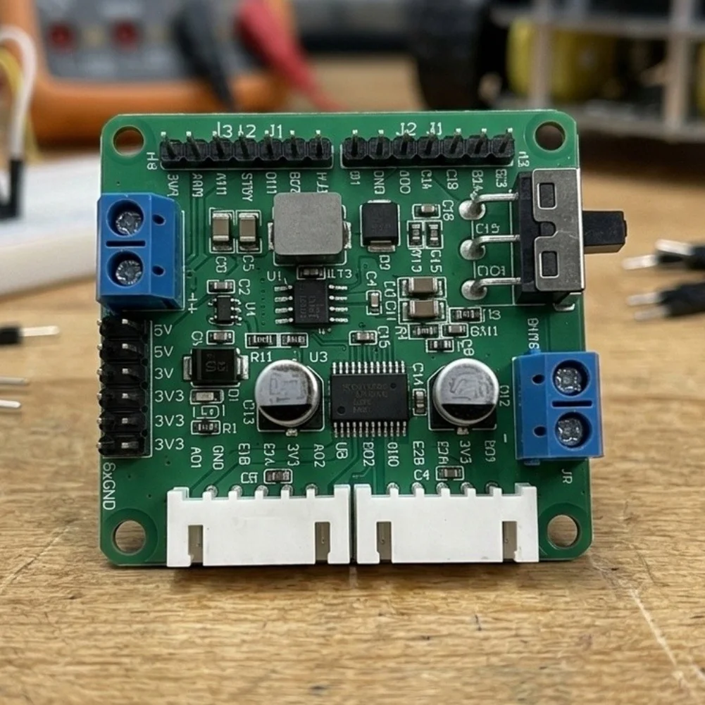 TB6612FNG Dual H-Bridge Motor Driver Module for Embedded For Robotics Development 7x7x2cm PCB 2A Per Output Channel