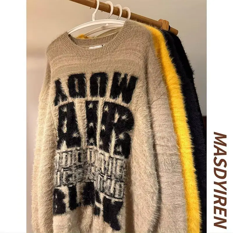 

Slim Fit round Ne Knitted Sweater Men's Faion Brand New Autumn Winter Base irt Ele Sle Polyester Fiber Softn