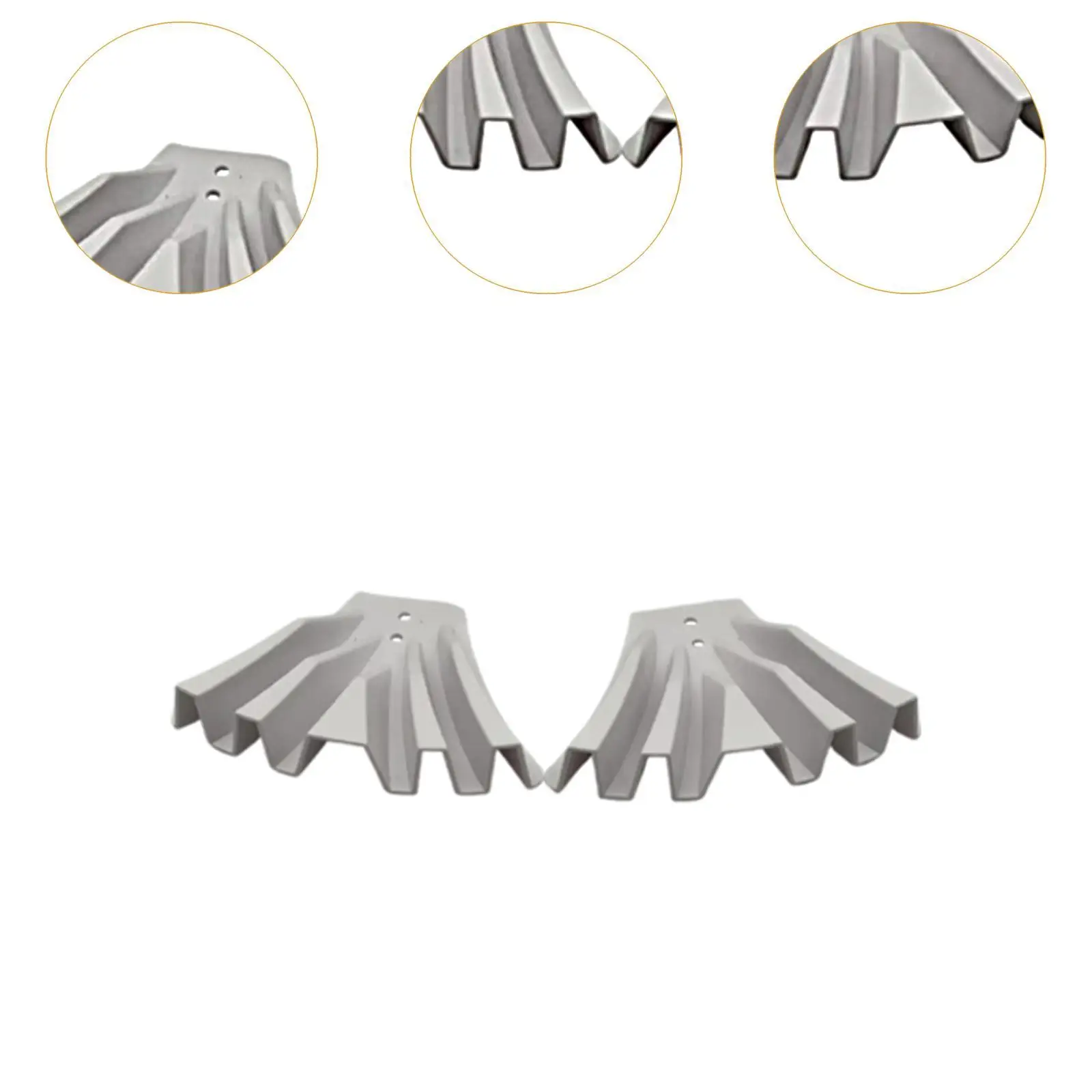 2x ガターダウンパイプダイバーターアクセサリー装飾ファッション雨樋ディスパッシャー部品家芝生庭農家庭園用