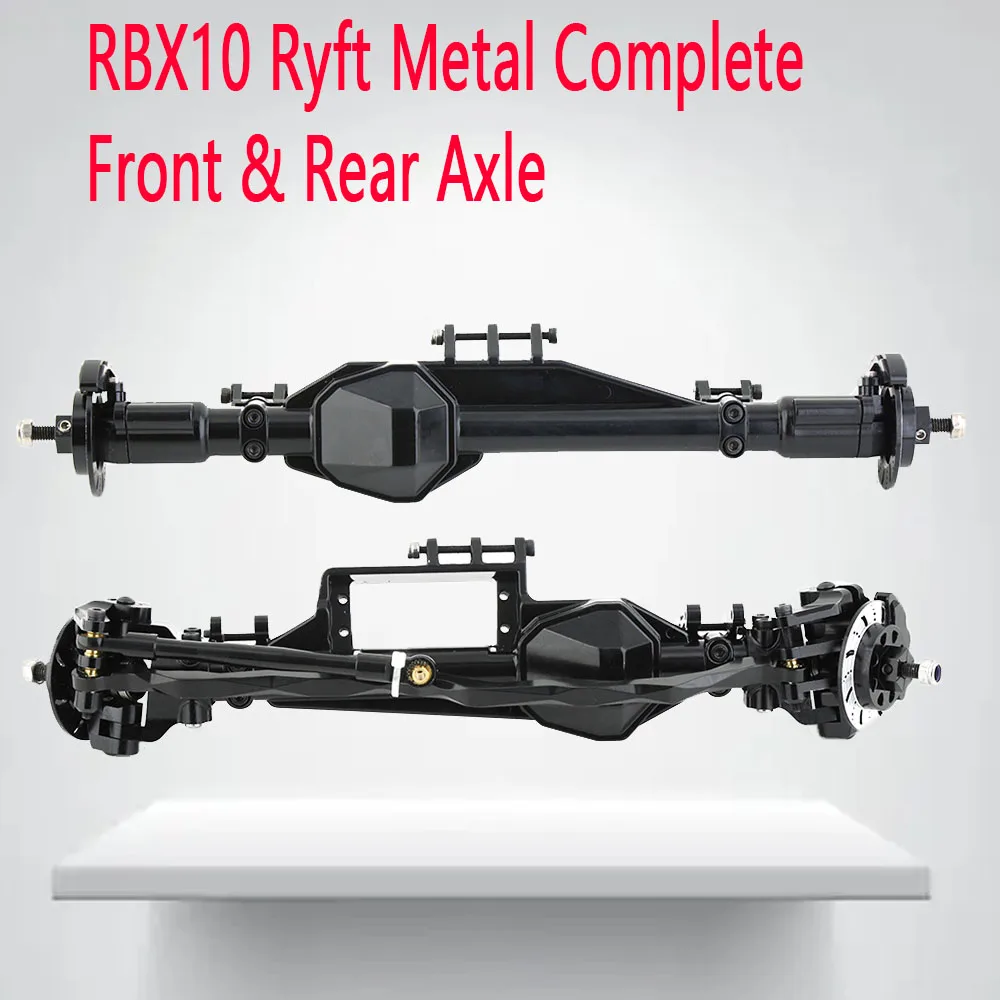 

Metal Complete Rear& Front Axle For Axial RBX10 Ryft 1/10 RC Cralwer Car Upgrade Parts Accessories