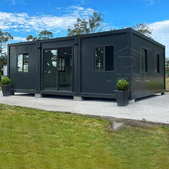 Waterproof 40Ft 20Ft Prefab Expandable Container  House Insulated Folding Prefabricated Home 2 3 4 5 Bedroom With Kitchen Toilet