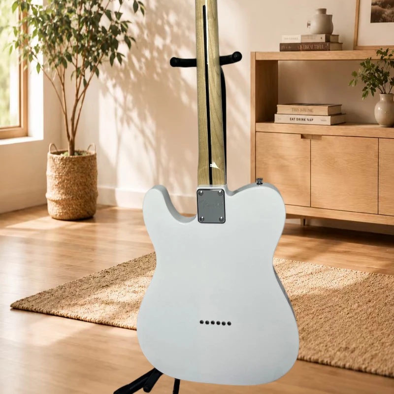 TLE Electric Guitar Retro Floral Gradient Floral Relief Painted Maple Wood Neck Long-lasting Stable Sound Accuracy Free Delivery