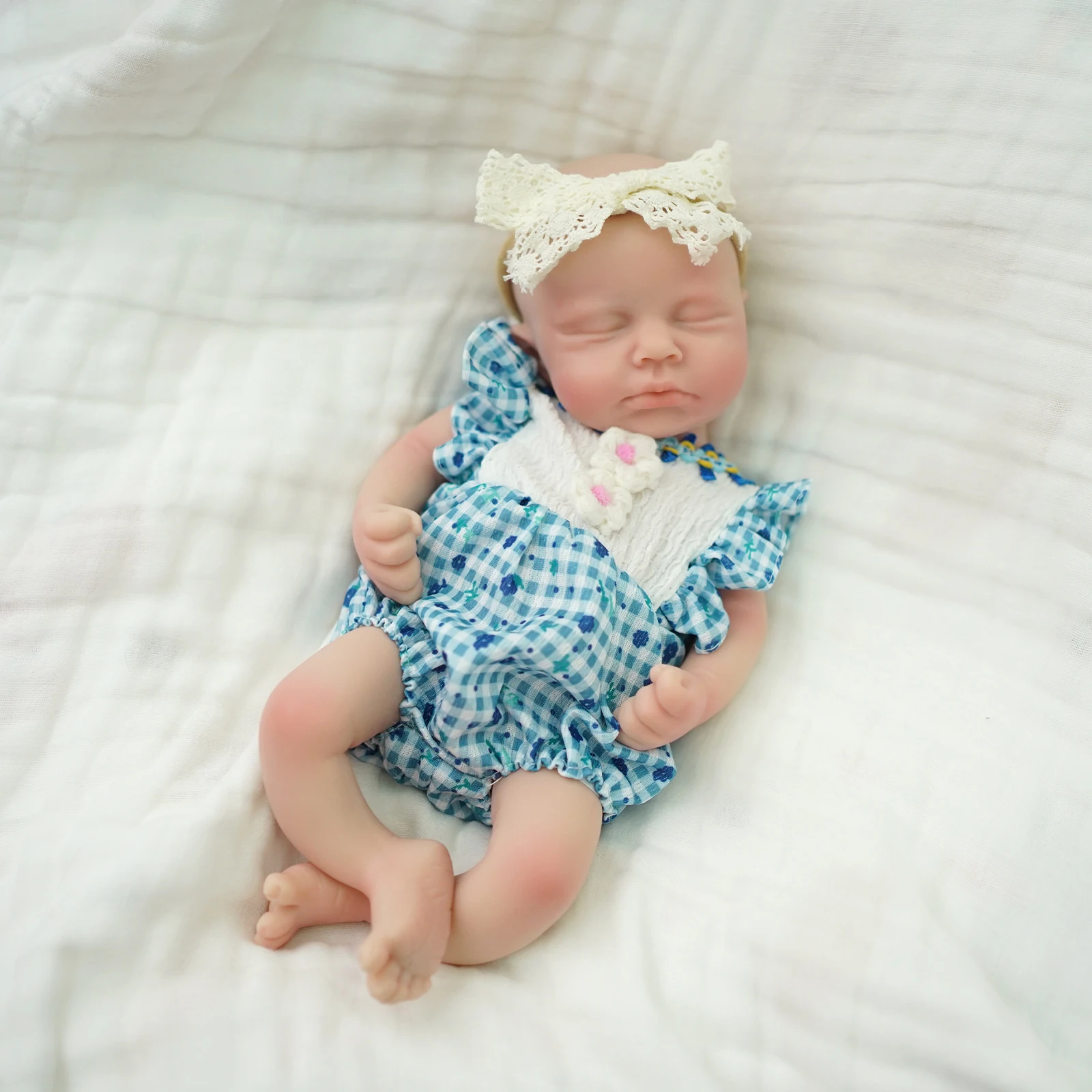 

12" 30Cm Micro Preemie Full Body Silicone Baby Doll Lifelike Reborn Doll Surprice Children Anti-Stress