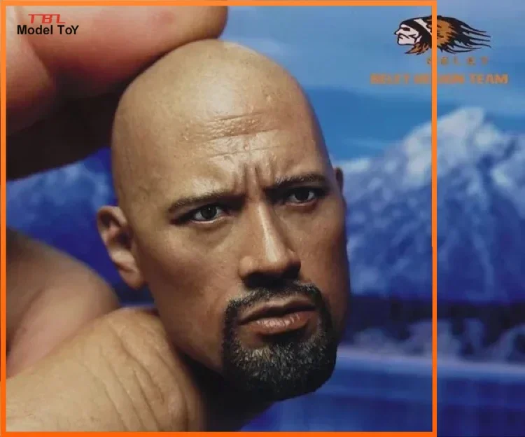 1/6 Dwayne Johnson head sculpt the Rock Furious Hot Toys Ganghood Phicen in stock