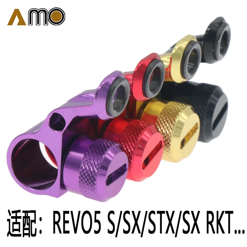 AMO DIY modification of ceramic holes for the Baitcast Reel REVO5 series SX rocket Line Guide Fishing parts