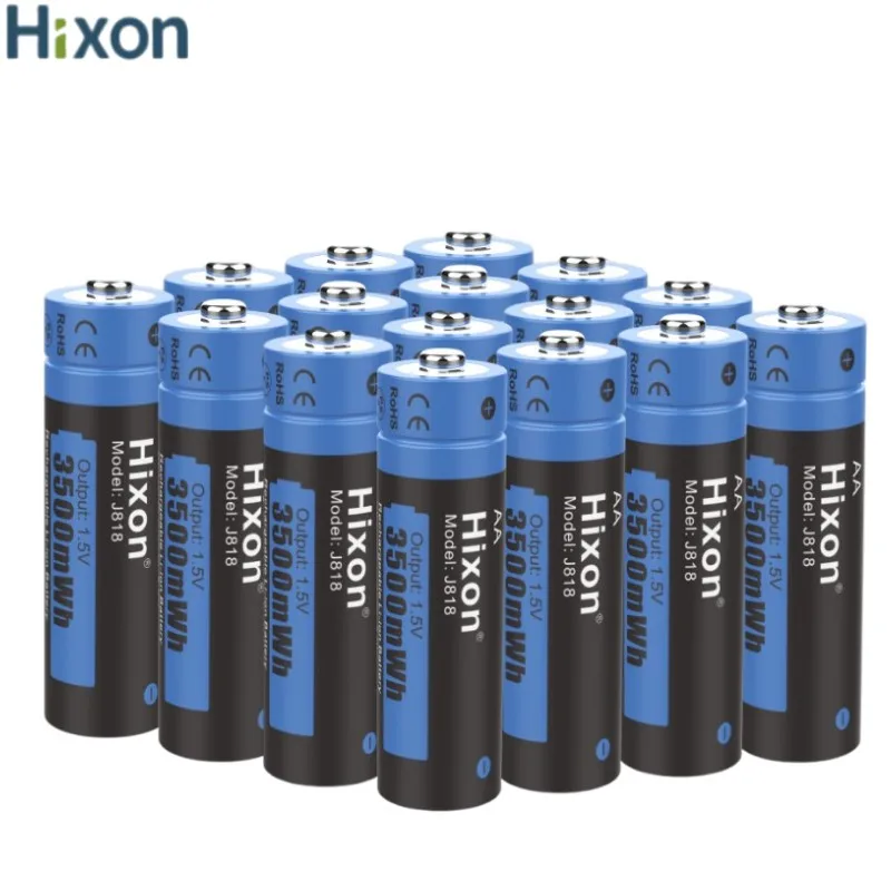 

Hixon AA 3500mWh 1.5V Li-ion Rechargeable Battery ,Max Current 3A Support Wholesale, Brand New,Flashlight, Fan And Game Machine