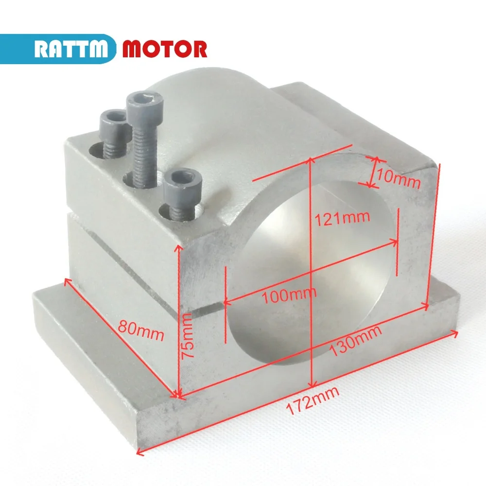 CNC 3.5kw ER20 Waterproof Water cooling Cooled spindle motor kit Carved Metal Engraving with 4KW 380V /220V VFD &100mm clamp