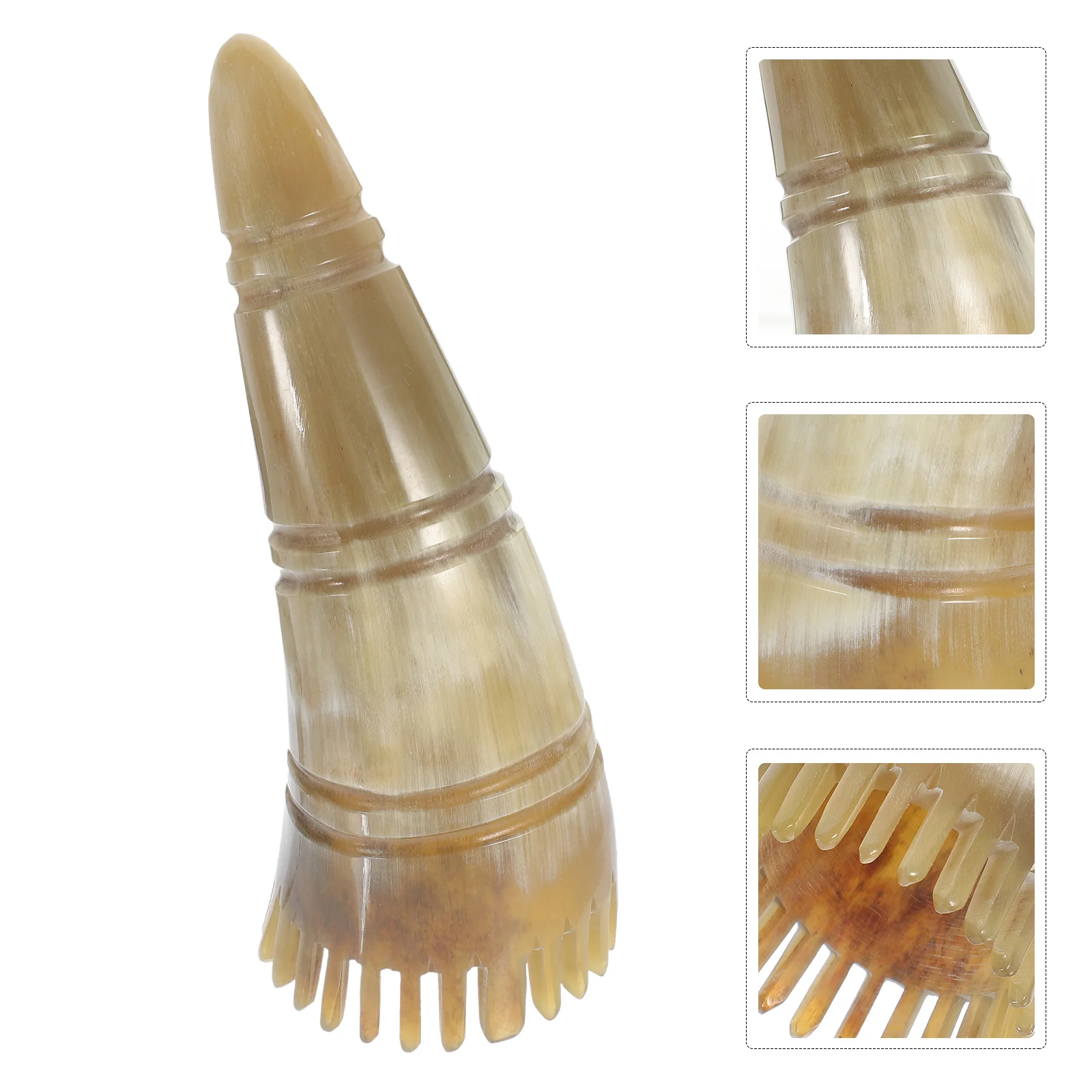 

Wide Tooth Massage Comb Wooden Bristles Scalp Massager For Hair Cleaning Dandruff Removal Head Therapy Shampoo Brush Horn