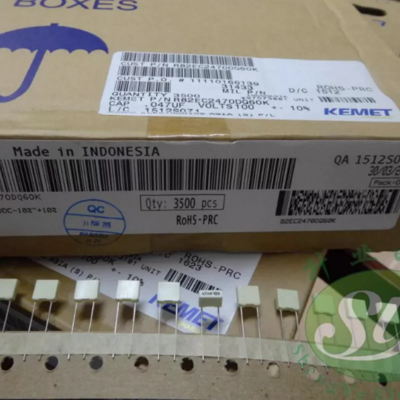 10pcs-100pcs KEMET AV R82EC2470DQ60K 0.047uf/100V 47nf 473 brand new film capacitor