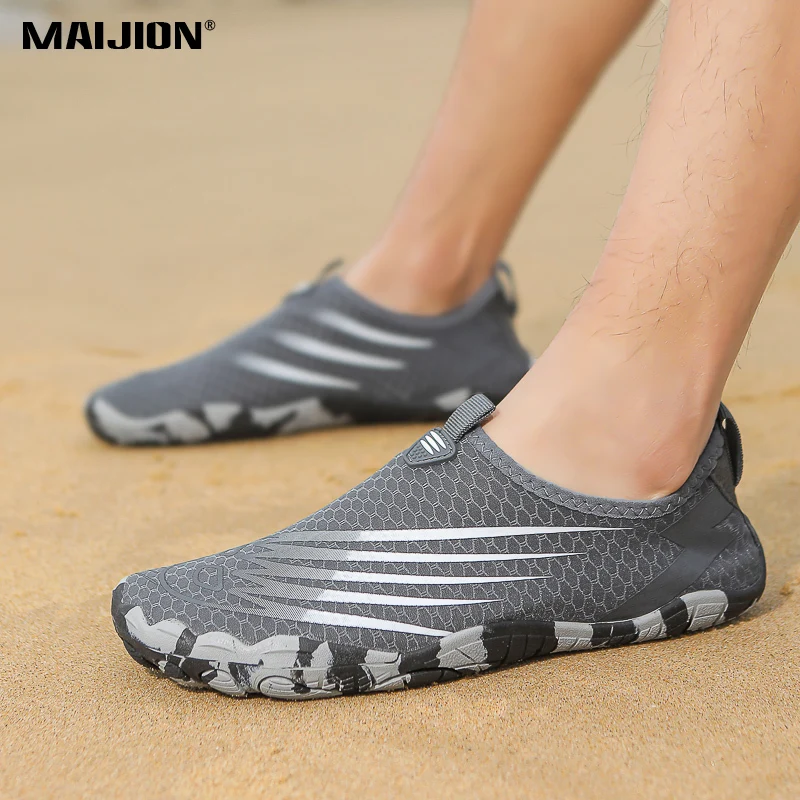 Men Quick Dry Aqua Shoes Women Breathable Water Sports Shoes Light Non-slip Wading Sneakers for Seaside Swimming Surfing Sailing - Image 4