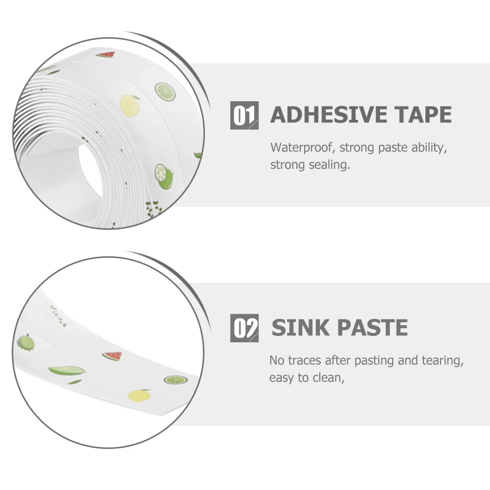 

Waterproof and Anti-mildew Tape Bathroom Caulking Seal Tub Sealant Strip Shower Adhesive
