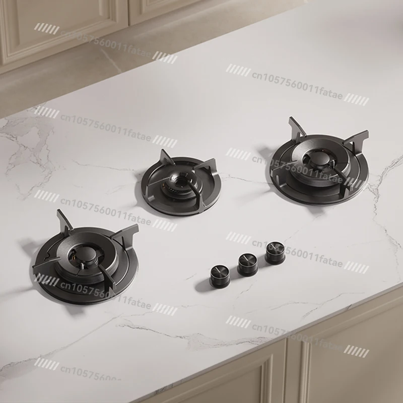 

Premium Built-in Gas Cooker 3 Burner 5.2kw Copper Flame Fault Protection Panel - Can Be Used in Custom Kitchens