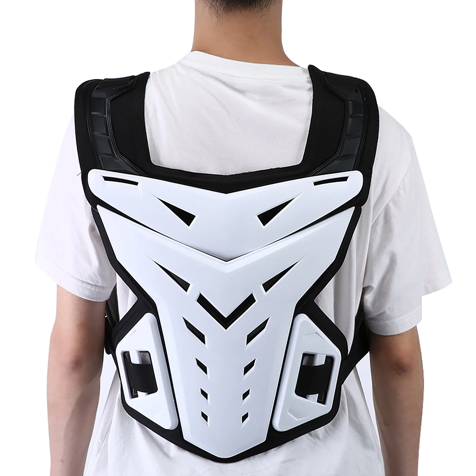 دراجة نارية سترة للصدمات تنفس الصدر الخلفي لركوب الخيل سترة رياضية في الهواء الطلق واقية ركوب الجسم حامي