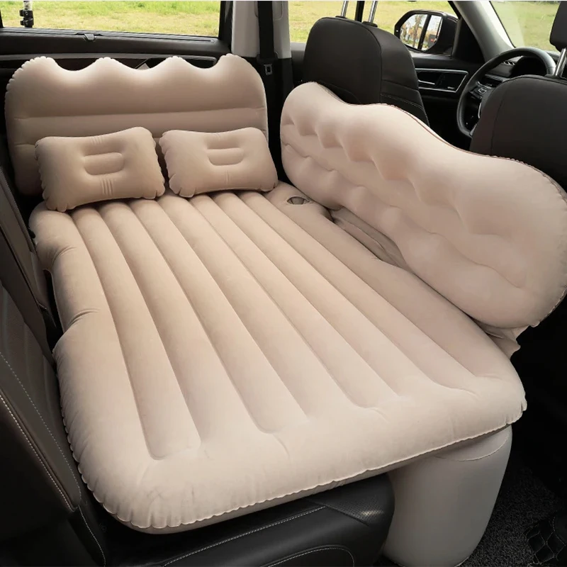 Car Travel Bed Automatic Air Mattress Sleeping Pad Inflatable BackSeat Bed Outdoor Cushions Camping Sofa Bed Accessories for Car