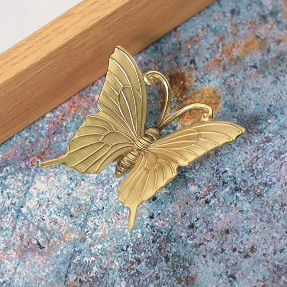 

Brass Butterfly Cabinet Knob Gold Drawer Pull Handle For Kitchen Bathroom Wardrobe Decorative Furniture Hardware