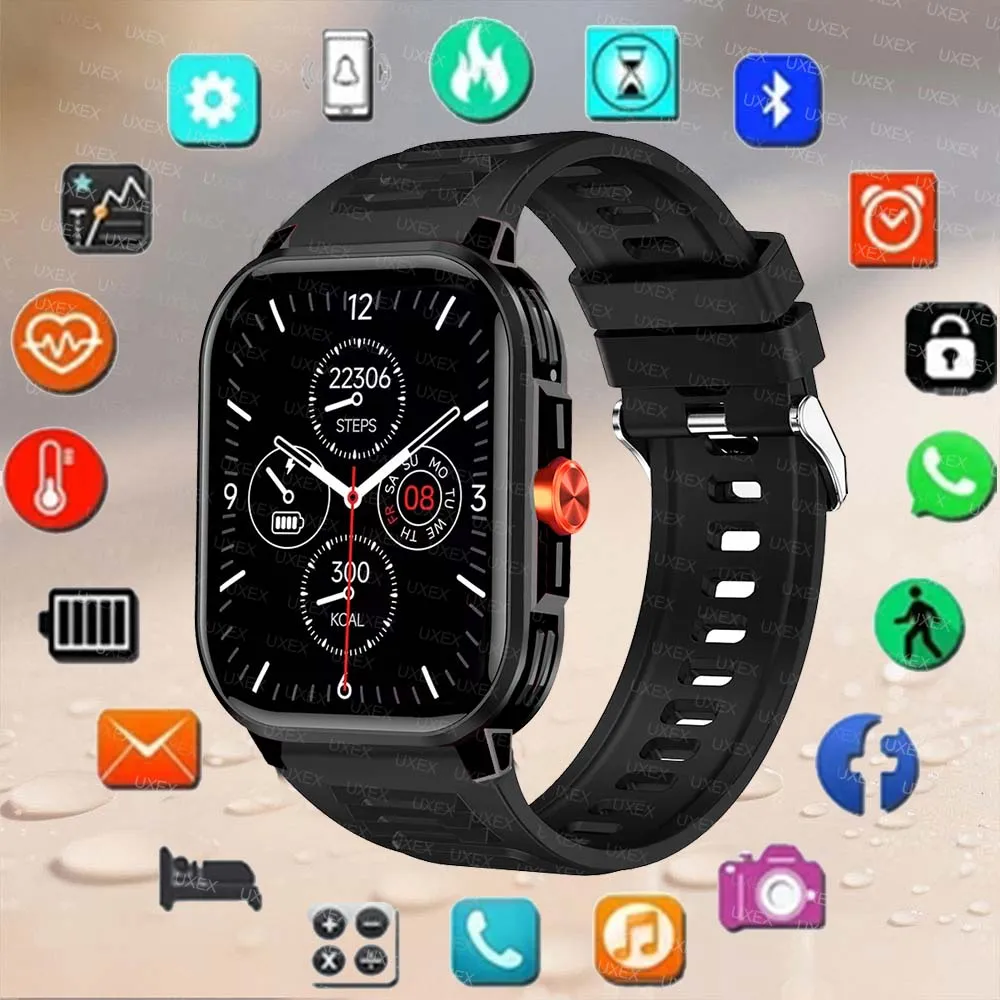 

Outside Smartwatch Watches Men 2.01 HD Full Screen Christmas Gift BT Call Women Fitness Smartwatch Women For Android Ios Phone