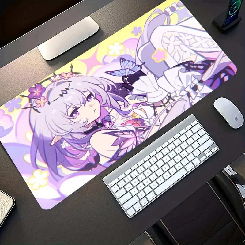 Wide Mouse Pad Extended Desk Mat Cloth Surface Anti Slip Rubber Base for Computer PC Laptop Keyboard Work Desk Protector Mat Gam