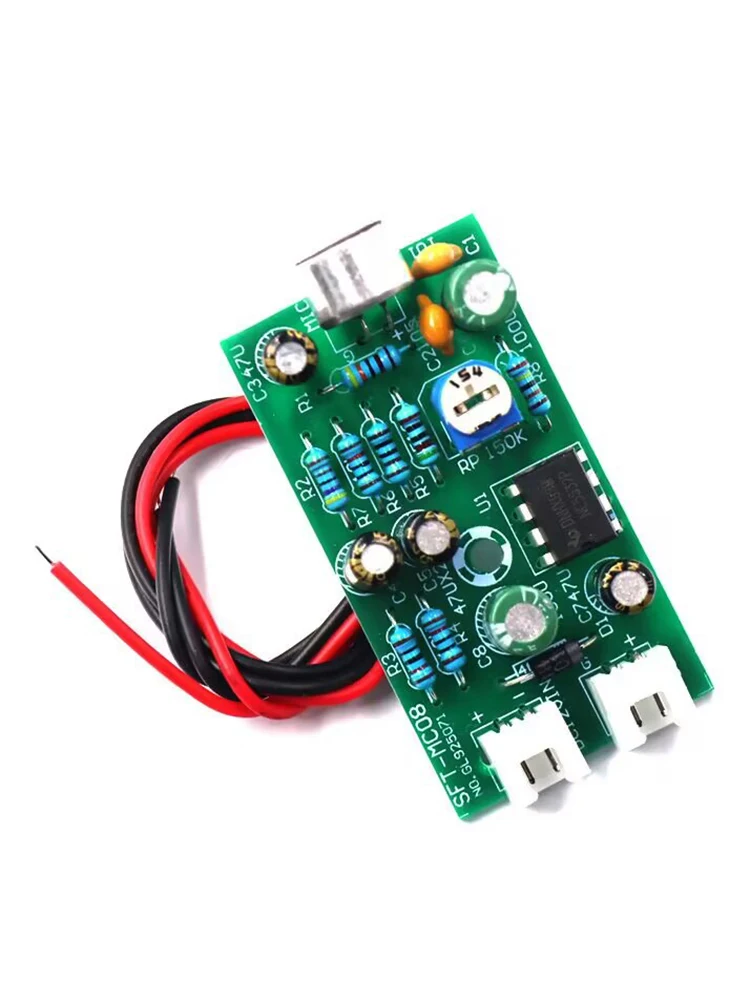 DC9-15V monitor Audio wzmacniacz mikrofonowy pokładzie mikrofon hi-fi Pickup moduł DIY kolektor redukcji szumów