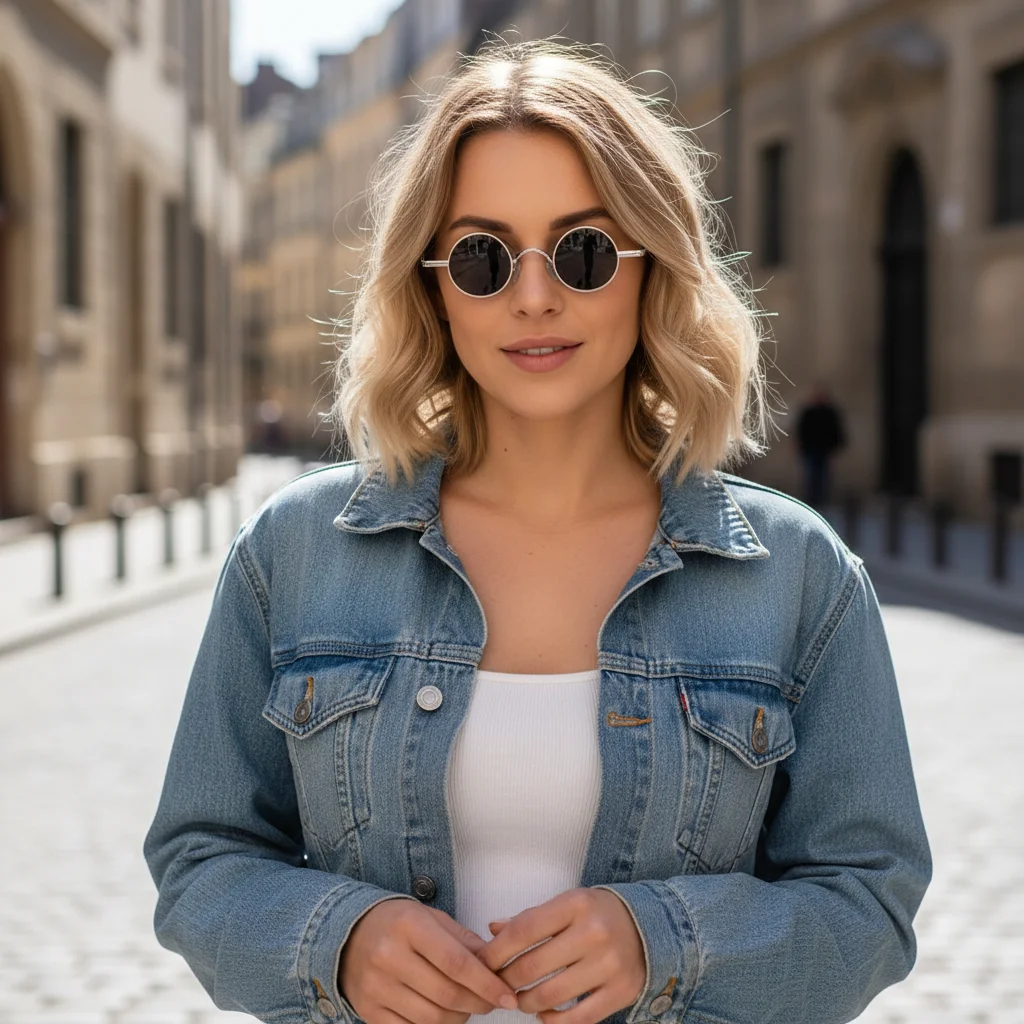 

Retro Metal Frame Small Round Sunglasses Candy Color UV400 Punk Sun Glasses Eyewear Party Favors