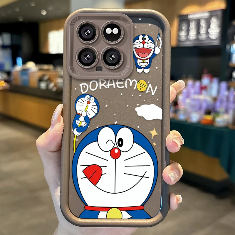 Симпатичный нескользящий Силиконовый чехол Doraemon для Xiaomi Mi 14 13 13T 12 12T Pro 12X 12S 11 Lite 11T POCO F5 X5 X3, мягкая задняя крышка