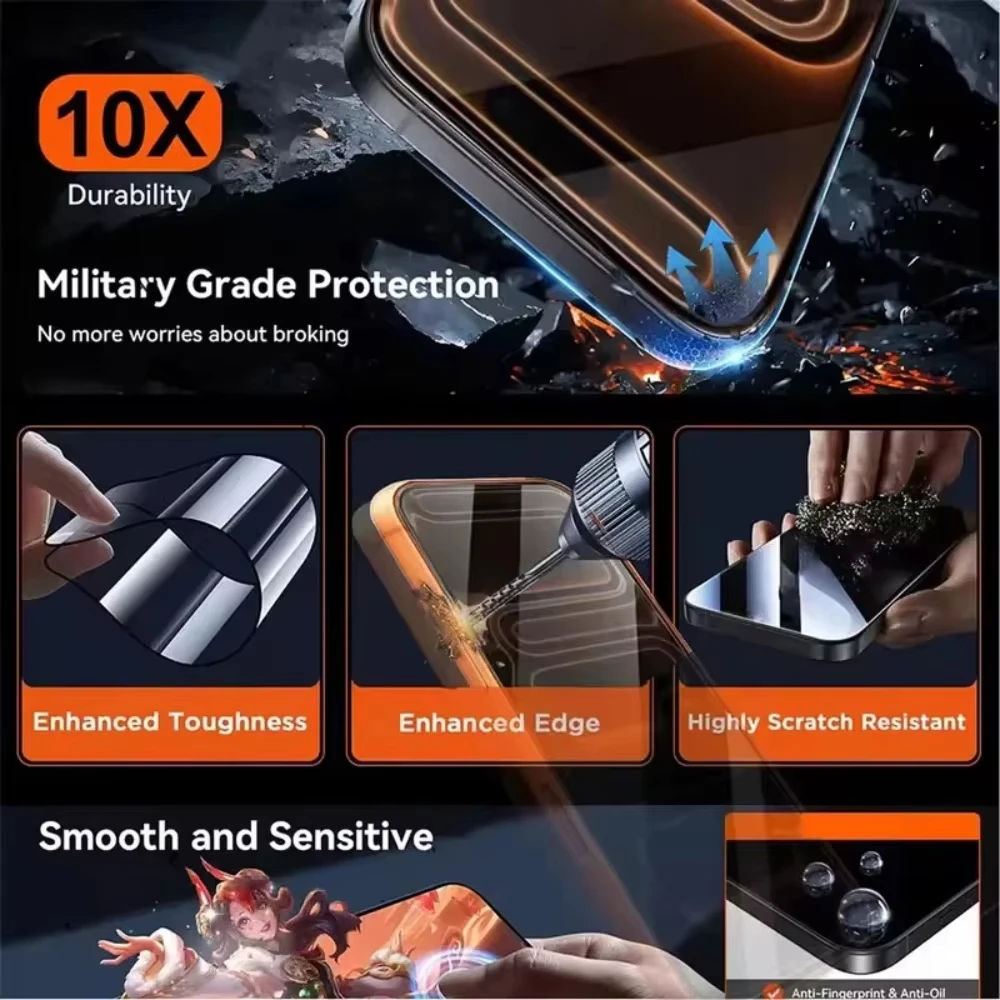 1-5PCS HD for Samsung S26 Ultra S25 S24 S23 S22 S21 A56 A55 A54 A53 A52 A36 A35 A16 Dust Free Install Screen Protector