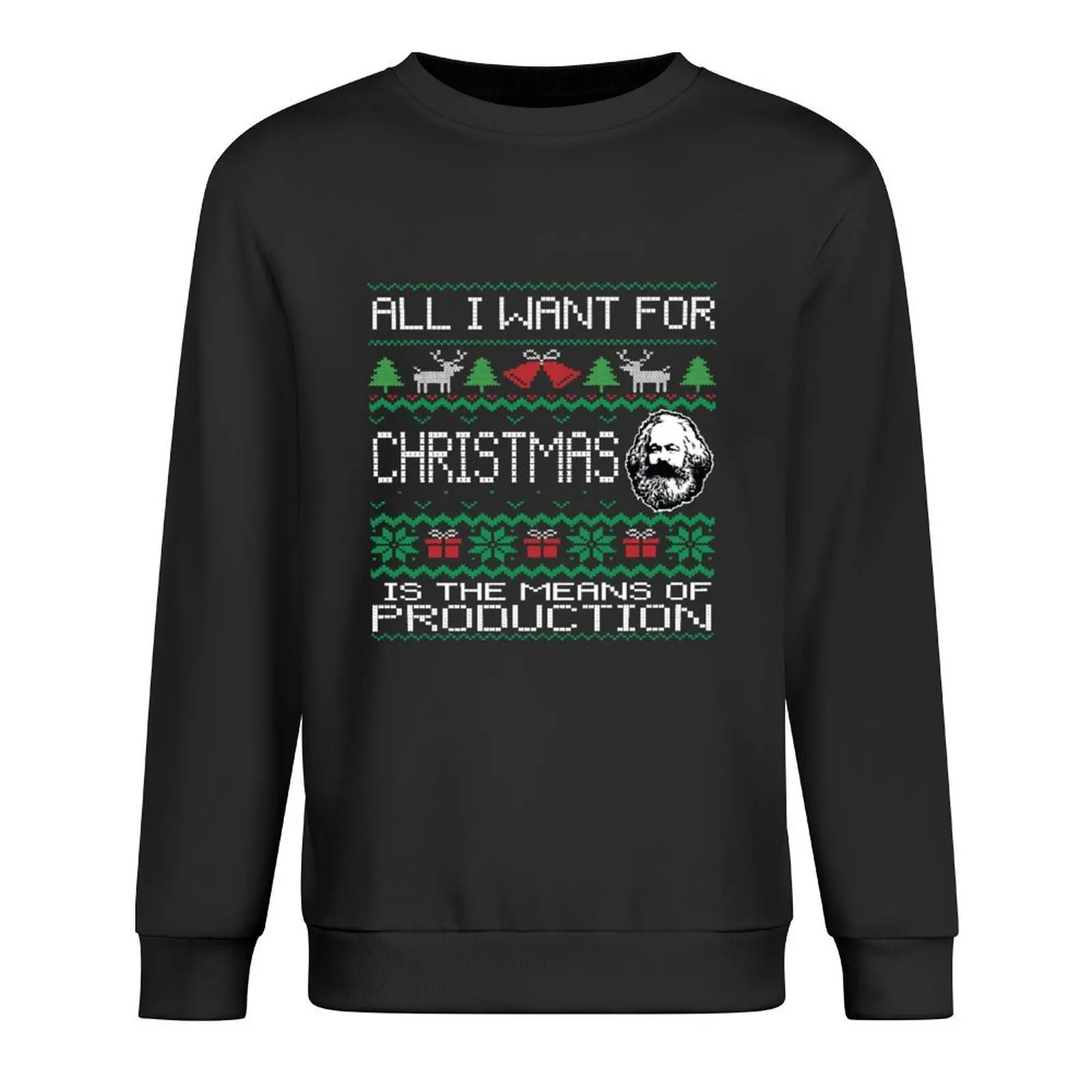 

All I Want For Christmas Is The Means Of Production karl marx Pullover blouse men wear clothes for men sweatshirt male
