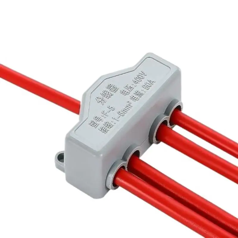 Compact Splice Electrical Connectors High Power Splitter Conductor Tool Free Installation for Home LED Lighting Wiring