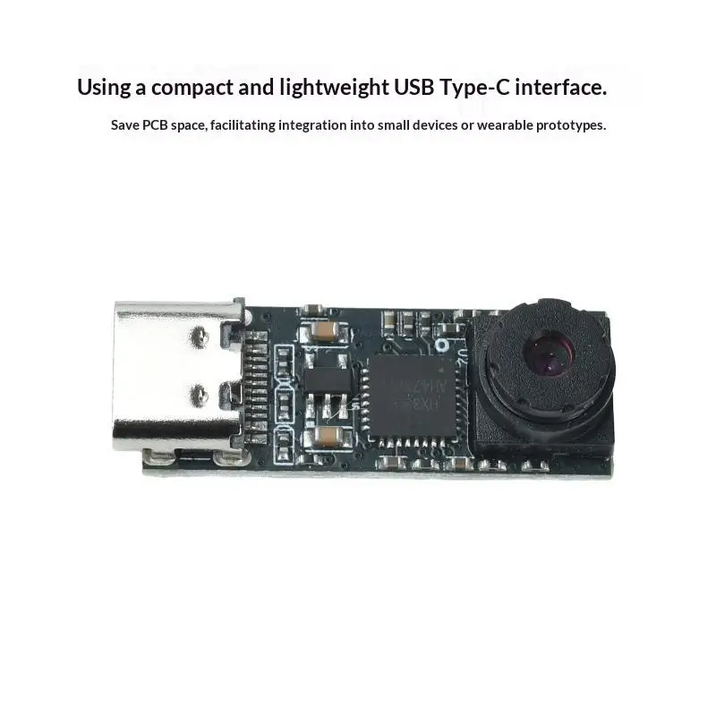 ESP32 S3 USB C Mini Camera Module Development Board 1MP 720P 65 Degree View for AI Face Recognition Projects