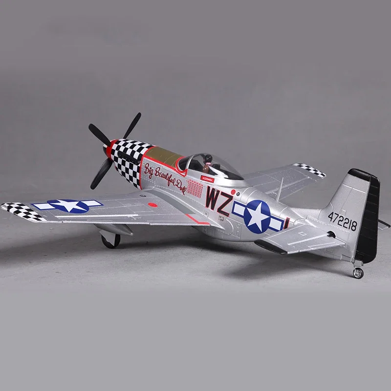 FMS P51 Mustang Big Beautiful Doll 800mm 4CH 2S Model Plane Aircraft Avion P-15 Mustang V2 PNP EPO RC Airplane Warbird