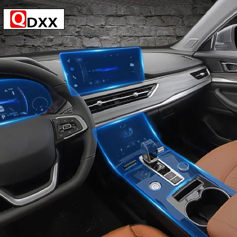 

For Chery Tiggo 8 Pro 2021-2022 Car Interior Center console Transparent TPU Protective Film Anti-scratch Repair film Accessories