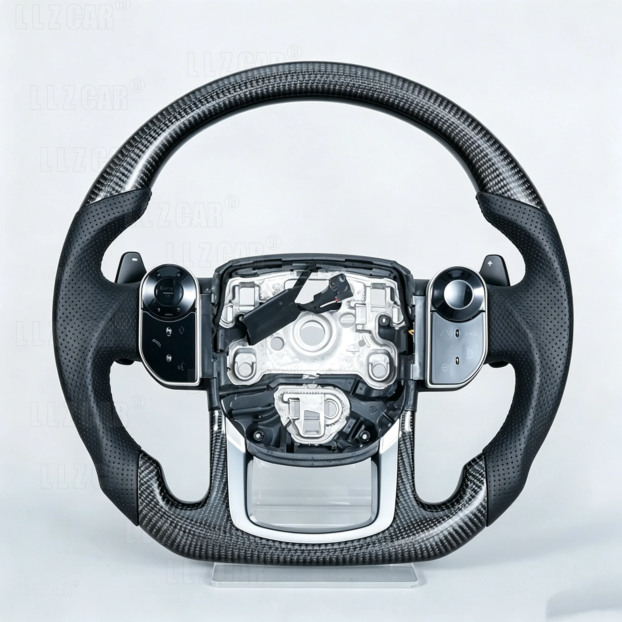 Real Carbon Fiber Steering Wheel for Ford Mustang EcoBoost GTShelby GT350 GT350R 2010-2014