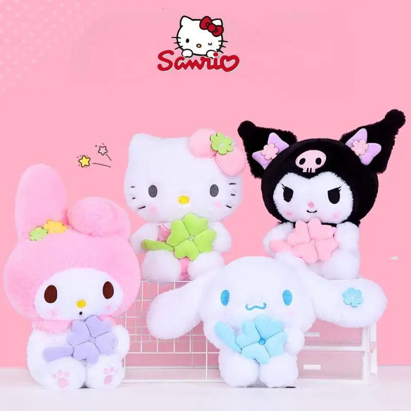 

Sanrio Hello Kitty Melody Kuromi Plush Toy Cartoon & Cute Doll Children's Toys Birthday Present