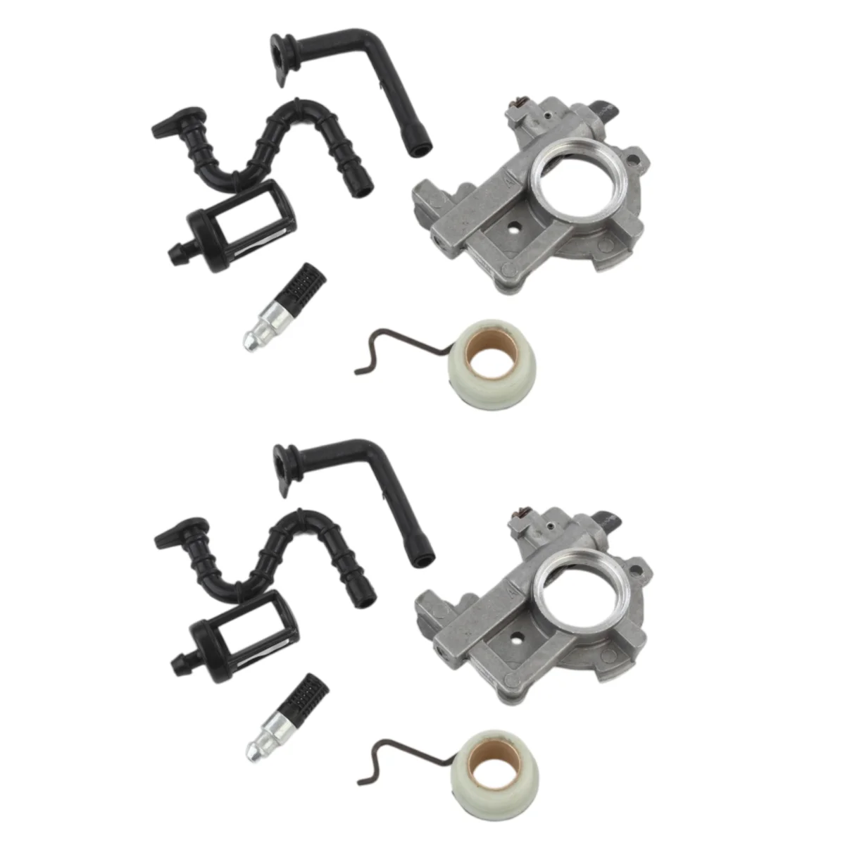 2PCS Oil Pump Oiler Worm Gear Kit For Stihl MS660 066 MS650 065 MS 660 650 Chainsaw 1122 640 3205 Replacement Spare Parts