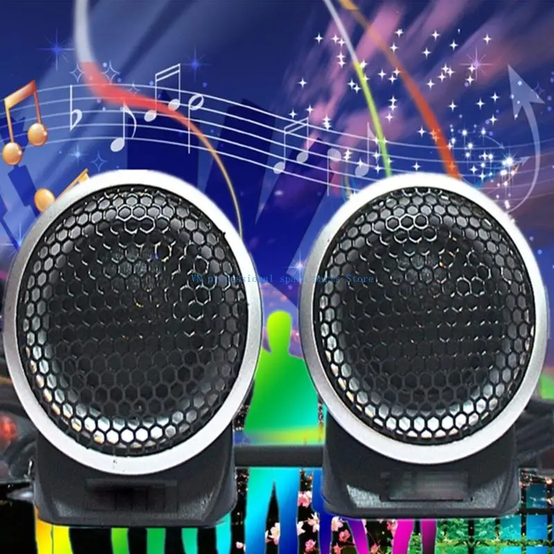 41XA Enhancing Sound Experience Car Silk Dome Tweeters Speaker Shielding for Smooth and Natural Sound Reproduction