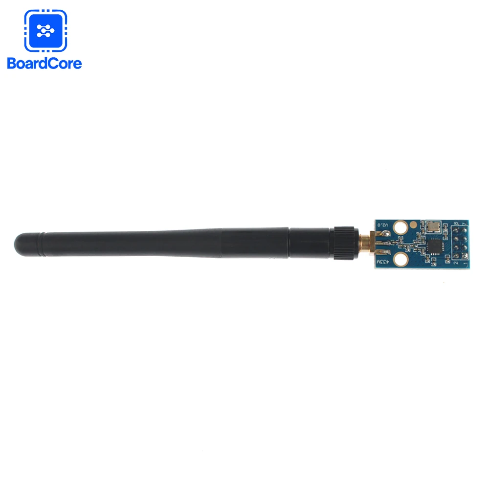 1set Modul Transmisi Digital CC1101 Modul Transceiver Nirkabel 433M dengan Koneksi Antena SMA