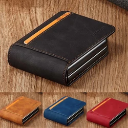 Ultra Thin Flip Leather Cover for Samsung Galaxy Z Flip 7 FE 6 5 4 3 Flip7 Flip6 5G Card Solt Holder Wallet Magnetic Phone Case