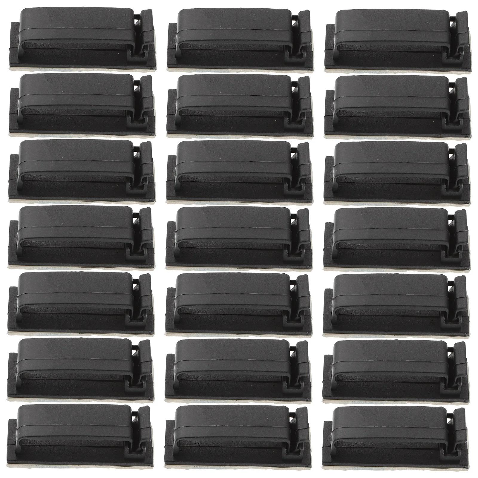 50 pçs clipes de cabo desktop organizador de cabo de parede forte adesivo carregamento usb fio fixação fivelas gerenciamento de cabo