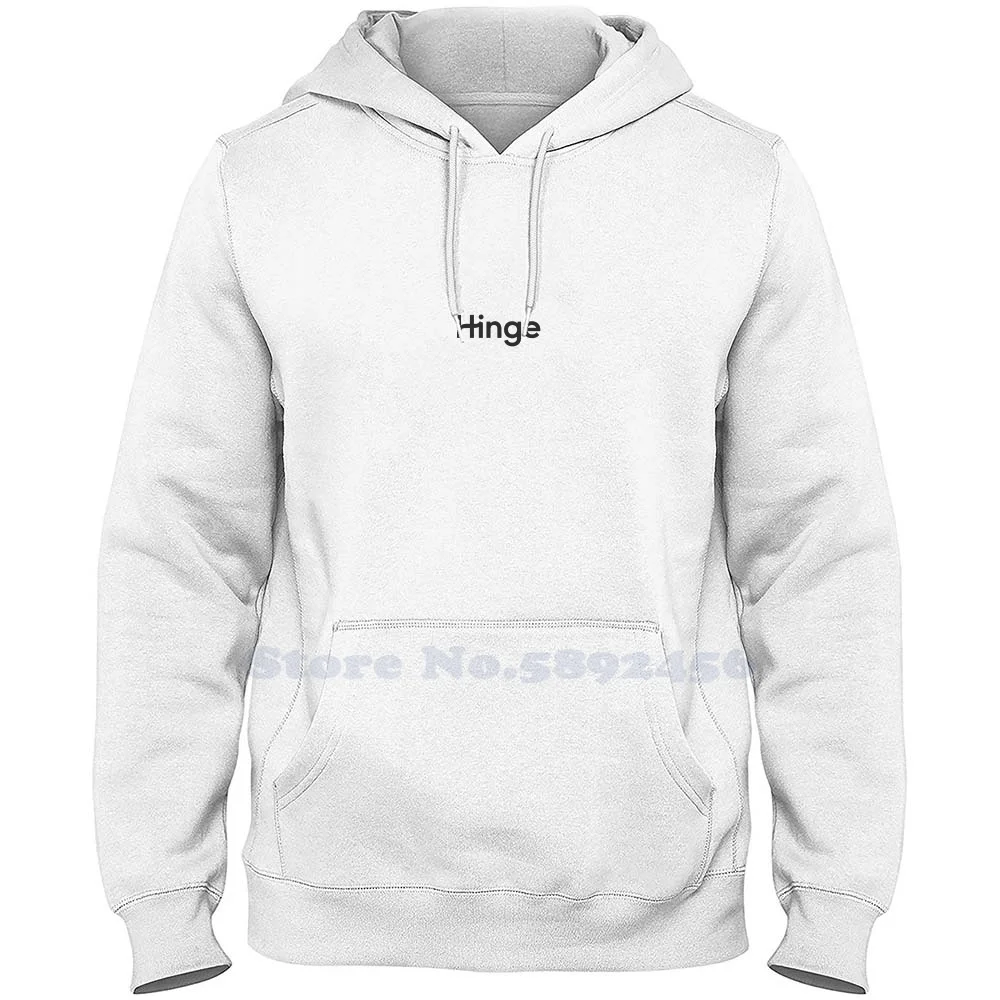 Hinge Dating App Logo 100% Pure Cotton Hoodie Hinge Dating App Logo Tinder Facebook Mobile Date