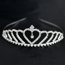 Pearl Rhinestone Women Headband Wedding Hair Accessories For Women Bride Tiara Headband Hair Jewelry Silver Color Hairband