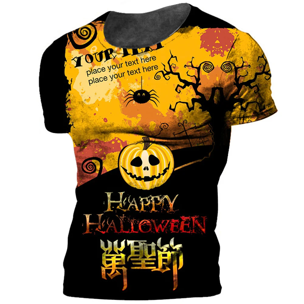 Men's and Women's Holiday Costume Christmas Round Neck T-shirts for Parents and Children Street Style Short Sleeve T-shirts