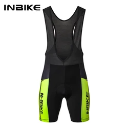 INBIKE Men's Cycling Shorts Bicycle Tights Overalls Biking Clothing Man MTB Pants Padding for Riding Road Bike Pants Quick-Dry