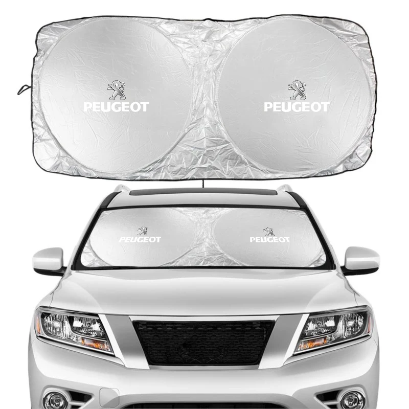 

Тент на лобовое стекло автомобиля, покрытый солнцем, УФ-защитой, тент на переднее окно, авто для Peugeot 4008 408 407 508 2008 5008 307 308 300