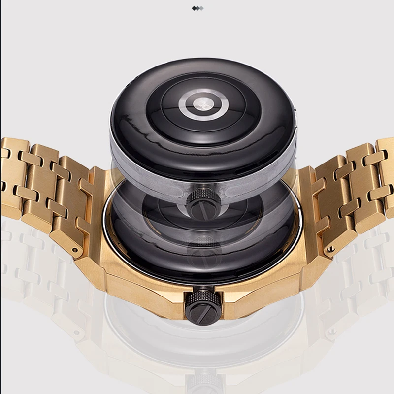 GT Cyber Kit de correa de modificación para HUAWEI GT Cyber Watch Case, pulsera de repuesto de pulsera de bisel de acero inoxidable